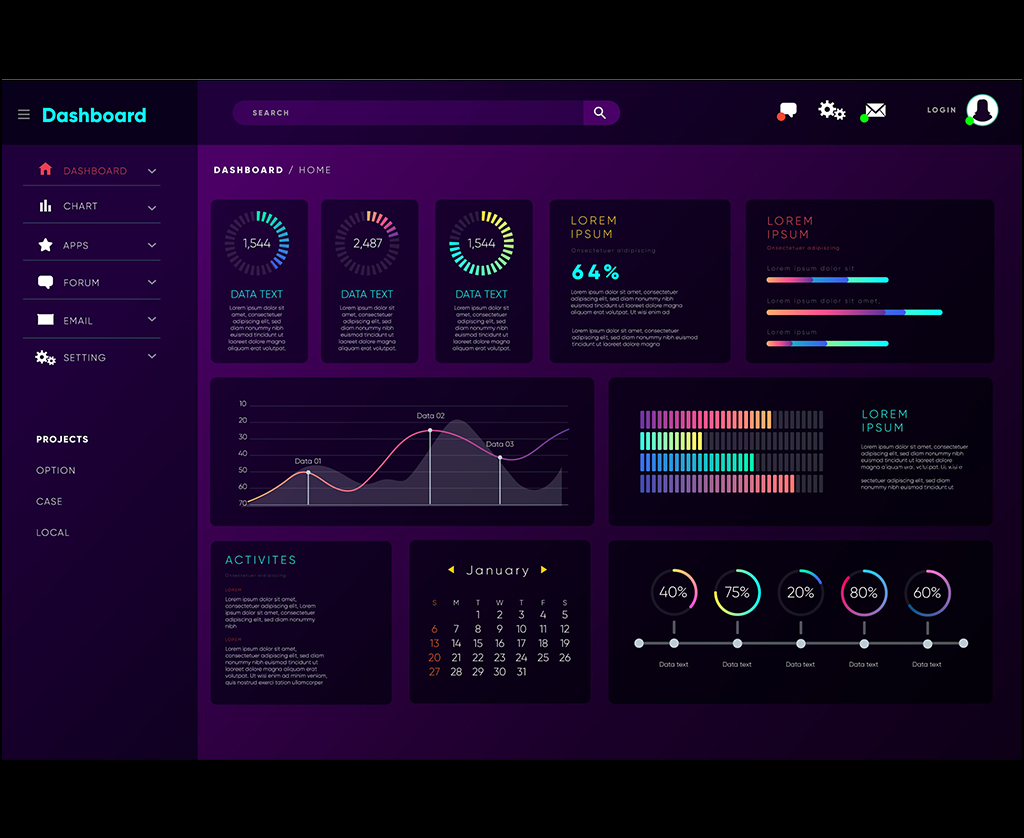 SOC dashboard mockup with alerts & severity filters